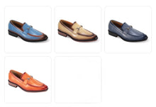 Load image into Gallery viewer, Antonio Cerrelli Classy Slip-on Two Tone Dress Shoe with Buckle # 7007