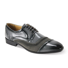 Load image into Gallery viewer, Classy &amp; Trendy Patent Leather &amp; Velvet Lace up Dress Shoe
