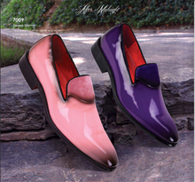 Load image into Gallery viewer, Posh &amp; Classy Patent Leather Smoker Slip-on Dress Shoe