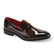 Load image into Gallery viewer, After Midnight Posh &amp; Classy Patent Leather &amp; Velvet Smoker Slip-on Dress Shoe