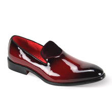 Load image into Gallery viewer, After Midnight Posh &amp; Classy Patent Leather &amp; Velvet Smoker Slip-on Dress Shoe