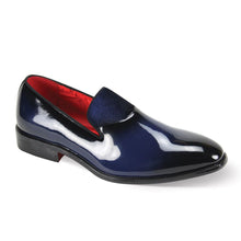 Load image into Gallery viewer, After Midnight Posh &amp; Classy Patent Leather &amp; Velvet Smoker Slip-on Dress Shoe