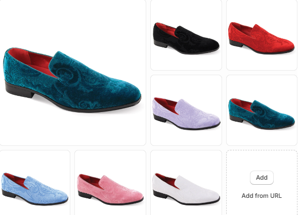 Classy & Elegant Velvet Smoker Slip-on Dress Shoe 7017