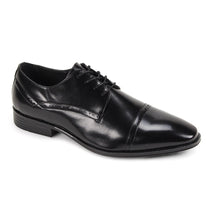 Load image into Gallery viewer, Classy &amp; Elegant Lace up Cap Toe Dress Shoe by Antonio Cerreli # 7069 Black &amp; Chocolate Brown