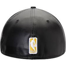 Load image into Gallery viewer, Los Angeles LA Lakers Leather 59Fifty 5950 New Era Fitted Black &amp; Purple Cap