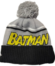 Load image into Gallery viewer, Batman New Era Jumbo Cheer Pom Knit Beanie