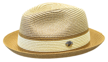 Load image into Gallery viewer, The Dante Collection Fedora Pinch Front Snap Brim Semi-Crushable Hat by Bruno Capelo