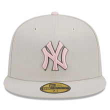 Load image into Gallery viewer, New York Yankees New Era 59Fifty 5950 Mother’s Day Khaki &amp; Pink Fitted Hat
