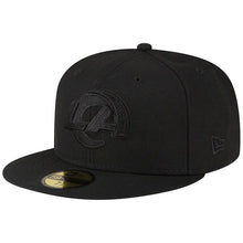Load image into Gallery viewer, LA Rams 5950 Classic Black on Black New Era 59Fifty Fitted Cap