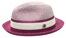 Load image into Gallery viewer, The Dante Collection Fedora Pinch Front Snap Brim Semi-Crushable Hat by Bruno Capelo