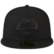 Load image into Gallery viewer, LA Rams 5950 Classic Black on Black New Era 59Fifty Fitted Cap
