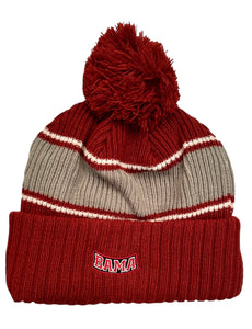 University of Alabama Puffed Up 3D Alabama Logo New Era Heavy Knit Beanie