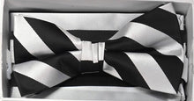 Load image into Gallery viewer, Stacy Adams Striped Bow Tie &amp; Hanky Set # SB199