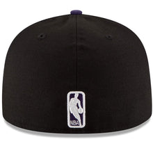 Load image into Gallery viewer, Los Angeles LA Lakers 59Fifty 5950 New Era Fitted Black &amp; Purple  Cap