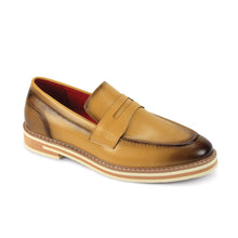 Load image into Gallery viewer, Classy &amp; Elegant Moc Toe Strap Faux Leather Slip On Dress Shoe from The Ashford Collection # ASH1