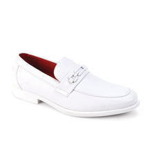 Load image into Gallery viewer, Classy &amp; Elegant Smoker Moc Toe Faux Tumbled Leather Slip-on Dress Shoe from The Ashford Collection # Ash4