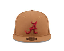 Load image into Gallery viewer, Alabama Crimson Tide New Era 9Fifty Snapback Tan Red Color Block