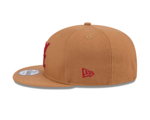 Alabama Crimson Tide New Era 9Fifty Snapback Tan Red Color Block