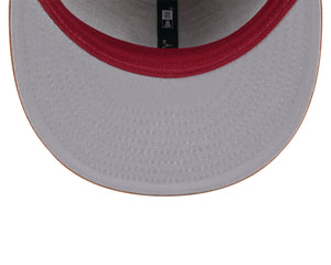 Alabama Crimson Tide New Era 9Fifty Snapback Tan Red Color Block