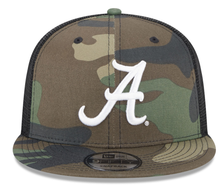 Load image into Gallery viewer, Alabama Crimson Tide New Era 9Fifty 950 Camouflage Trucker Snapback cap