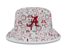 Load image into Gallery viewer, Alabama Crimson Tide Kids New Era Bucket Hat