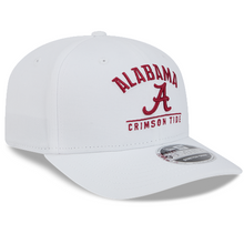 Load image into Gallery viewer, Alabama Crimson Tide White 9Seventy 970 New Era Stretch Snapback Cap