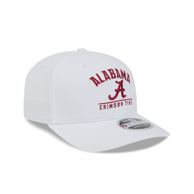 Alabama Crimson Tide White 9Seventy 970 New Era Stretch Snap Cap