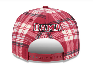 Alabama Crimson Tide New Era 9Fifty 950 Snapback Plaid Cap