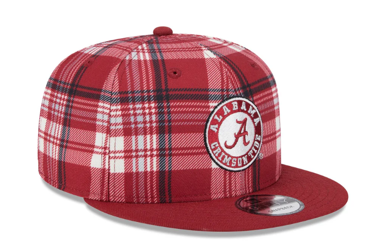 Alabama Crimson Tide New Era 9Fifty 950 Snapback Plaid Cap