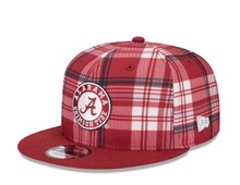 Load image into Gallery viewer, Alabama Crimson Tide New Era 9Fifty 950 Snapback Plaid Cap