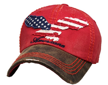 Load image into Gallery viewer, American Eagle in USA Flag colors Baseball Cap