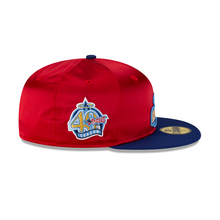 Load image into Gallery viewer, Anaheim Angels 40th Season Sidepatch New Era 59Fifty 5950 Satin Fitted Hat