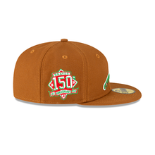 Load image into Gallery viewer, Atlanta Braves Tomahawk Logo 59Fifty 5950 150th Anniversary Sidepatch New Era Fitted Cap