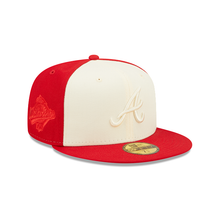 Load image into Gallery viewer, Atlanta Braves 59fifty 1995 World Series Embroidered Side Logo New Era 5950 Fitted Cap