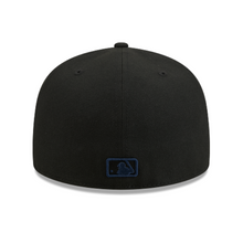 Load image into Gallery viewer, Atlanta Braves New Era 59Fifty Black Navy with White 5950 Fitted Cap