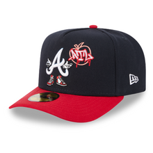 Load image into Gallery viewer, Atlanta Braves New Era 59Fifty A Frame Curved Bill Cartoon 5950 Fitted Cap