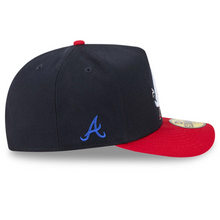 Load image into Gallery viewer, Atlanta Braves New Era 59Fifty A Frame Curved Bill Cartoon 5950 Fitted Cap
