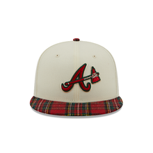 Load image into Gallery viewer, Atlanta Braves New Era 9Fifty 950 Plaid Visor Snapback Cap