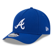 Load image into Gallery viewer, Atlanta Braves New Era 9Forty 940 M Frame Royal &amp; White Snapback Cap