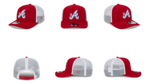 Load image into Gallery viewer, Atlanta Braves New Era 9Seventy 970 Curved Bill Snapback Trucker Cap