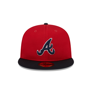 Atlanta Braves New Era Red White Navy 59Fifty 5950 Fitted Cap