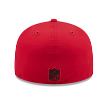Load image into Gallery viewer, Atlanta Falcons New Era 59Fifty 5950 Red &amp; Black Performance Tech Fitted Hat