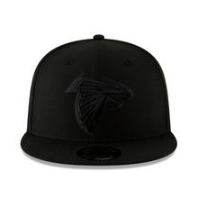 Load image into Gallery viewer, Atlanta Falcons New Era 9Fifty 950 Double Black Snapback Hat
