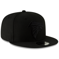 Atlanta Falcons New Era 9Fifty 950 Double Black Snapback Hat