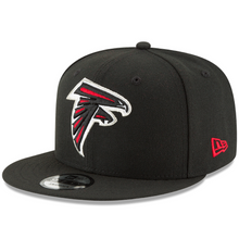 Load image into Gallery viewer, Atlanta Falcons New Era 9Fifty 950 Black Red &amp; White Snapback Hat