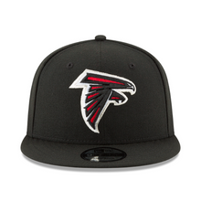 Load image into Gallery viewer, Atlanta Falcons New Era 9Fifty 950 Black Red &amp; White Snapback Hat