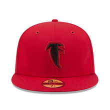 Load image into Gallery viewer, Atlanta Falcons New Era 59Fifty 5950 Red &amp; Black Performance Tech Fitted Hat
