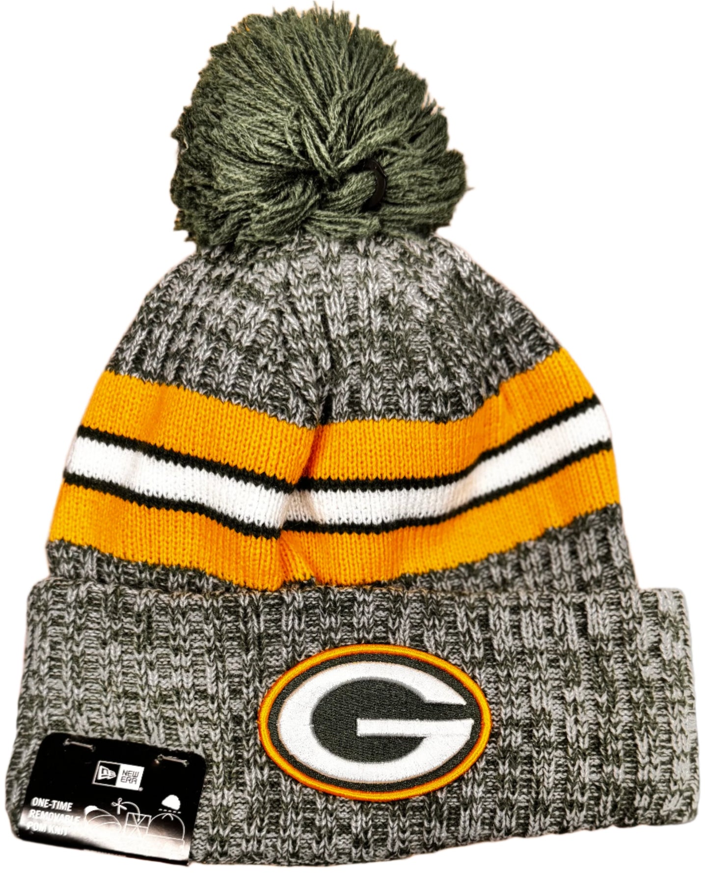 Green Bay Packers New Era Pom Knit Beanie