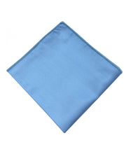 Load image into Gallery viewer, Solid Color Microfiber Pocket Squares - Hankies 10" X 10" in 35 Colors