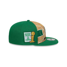 Load image into Gallery viewer, Boston Celtics 18 Time Champions New Era 950 9Fifty Snapback Hat with 2024 Champions Sidepatch